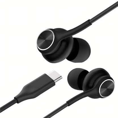 USB-C in-Ear Wired Headphones,Earbuds，3-Year Warranty, with high-Fidelity Sound Card, 5-Mode Audio, Low-Latency Gaming, KTV Vocal Enhancement, for iPhone 15/16/17, for Samsung S25/S24/S23/S22