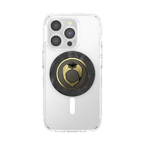 PopSockets Phone Grip for MagSafe with Kickstand, Magnetic Stand, Swappable Top, Secure Hold for iPhone MagSafe Cases, Phone & Tablet Grip, Harry Potter - Enamel Marvolos Ring - color: Marvolo's Ring, style: MagSafe