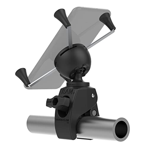 RAM MOUNTS X-Grip Large Phone Mount with Tough-Claw Clamp Base