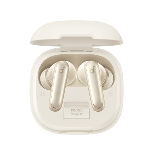 Soundcore P40i by Anker Noise Cancelling Earbuds with Adaptive ANC - color: Oat White