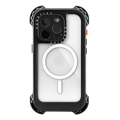 CASETiFY for iPhone 14 Pro Case - Bounce Extreme MagSafe Compatible Black | 9.8 ft. 5x Military Grade Drop Protection | Waterproof | Bounce Extreme Case MagSafe Compatible - Black - iPhone 14 P | Black - size: Iphone 14 Pro