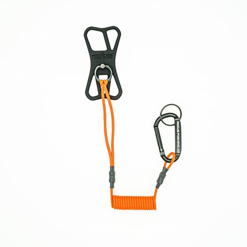 Rogue Fishing Co. The Protector Phone Tether - Phone Leash - color: Hi-vis Orange