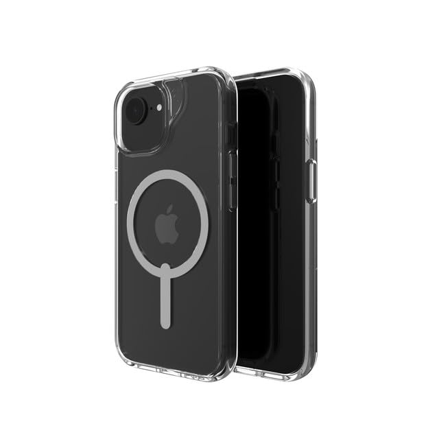 ZAGG Crystal Palace Snap Case for iPhone 17e/ 16e/ 15/14/ 13 - Crystal Clear, 13ft Drop Protection, Magnetic, Anti-Yellowing, Graphene Reinforced, Wireless Charging Compatible, Anti-Scratch - size: iPhone 17e/ 16e/15/14/13, style: With Magsafe