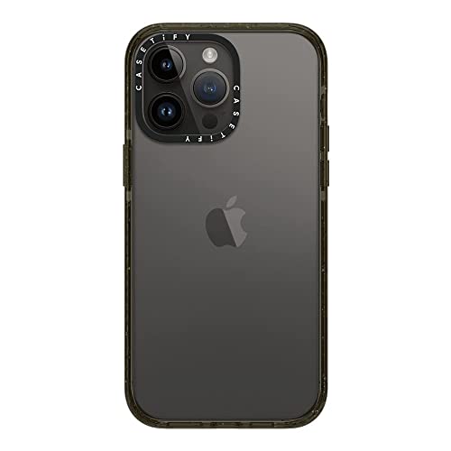CASETiFY for iPhone 14 Pro Max Case - Impact Clear Black | Slim Fit | 8.2 ft. 4x Military Grade Drop Protection | Black - color: Clear Black, size: Iphone 14 Pro Max (6.7")