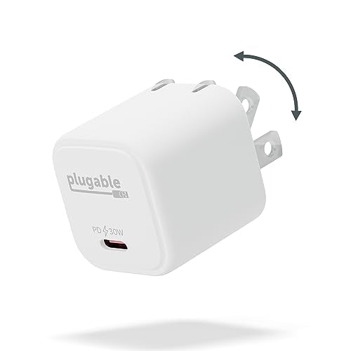 Plugable 30W USB-C GaN Charger, White