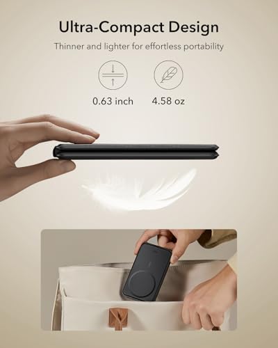 ESR 3 in 1 Wireless Charging Station, for Magsafe Charger Stand - color: Black