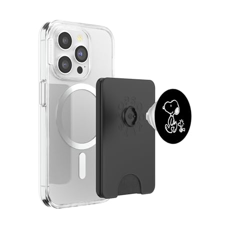 Snoopy and Woodstock Friendship Walk PopSockets PopWallet for MagSafe - style: Magnetic PopWallet