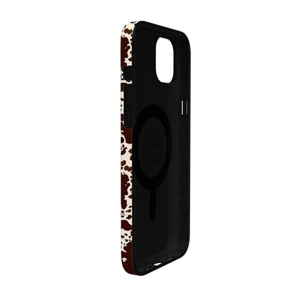 Casely iPhone 14 Plus Case | Cowgirl Envy | Cow Print | Compatible with MagSafe | Classic Ultra Slim Design - color: Cowgirl Envy | Cow Print