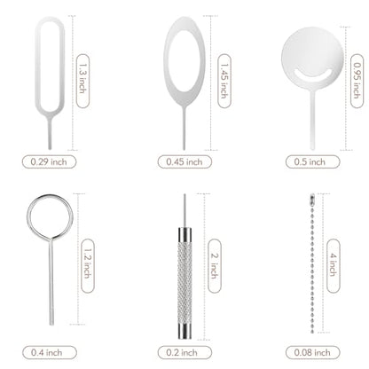 13 Pcs Sim Card Removal Tool Sim Card Tool Sim Ejector Tool iPhone Sim Card Removal Tool Sim Eject Tool Smooth and Burr-Free for All Cell Phones