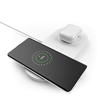 Belkin 10W Dual Wireless Charging Pad, Qi Charger for iPhone