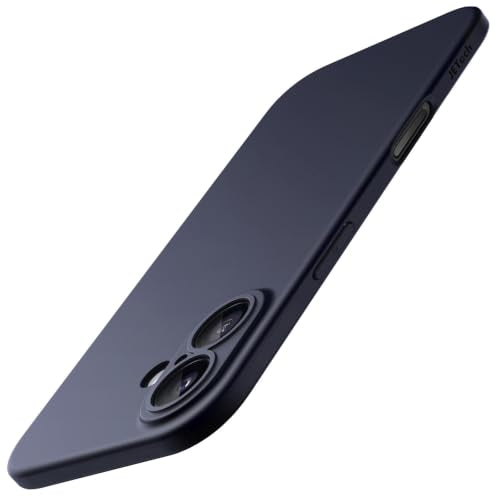 JETech Slim Case for iPhone 17, Deep Blue | Camera Lens Protection, Ultra-Thin Matte Finish, Lightweight Minimalist Design - color: Deep Blue, size: iPhone 17