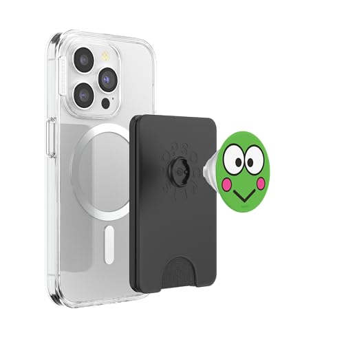Keroppi Open Face PopSockets Stand for Smartphones and Tablets PopSockets PopWallet for MagSafe - style: Magnetic PopWallet