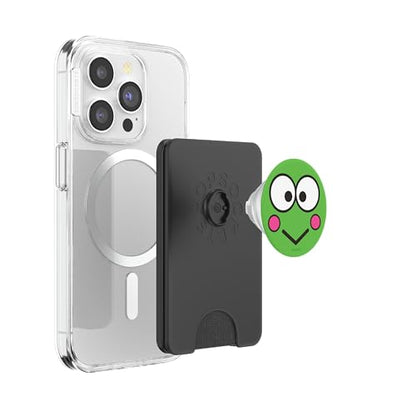 Keroppi Open Face PopSockets Stand for Smartphones and Tablets PopSockets PopWallet for MagSafe - style: Magnetic PopWallet