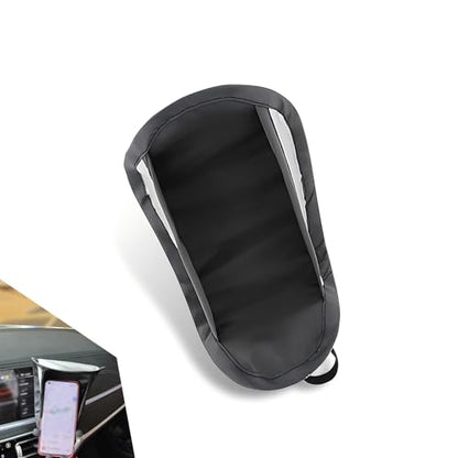 Cell Phone Sunshade, High-elasticity Skeleton Anti-glare Phone Holder Sun Shade Cover, Portable Foldable Sunscreen Shield, Universal for Most Cars Motorcycles (Black)