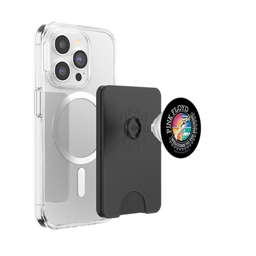 Pink Floyd WYWH50 Welcome to The Machine Handshake PopSockets PopWallet for MagSafe - style: Magnetic PopWallet