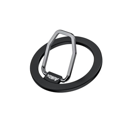 Magnetic Phone Ring Grip for MagSafe Phone Grip Finger Ring Holder Stand - color: U-Black, size: U