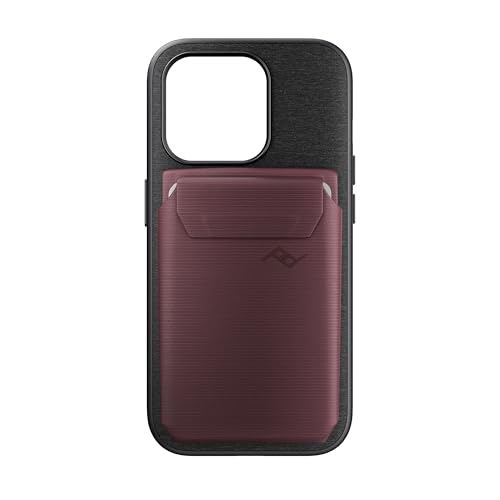Peak Design Mobile Stand Wallet, Eclipse, Slim Profile, On-Demand Stand, Weatherproof Nylon Fabric, Connects to Mobile Cases, MagSafe Compatible, for iPhone, Samsung and Google Phones - color: Eclipse