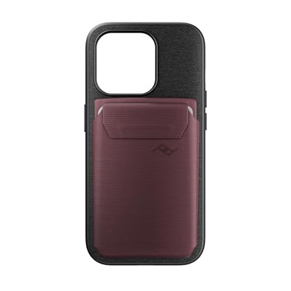 Peak Design Mobile Stand Wallet, Eclipse, Slim Profile, On-Demand Stand, Weatherproof Nylon Fabric, Connects to Mobile Cases, MagSafe Compatible, for iPhone, Samsung and Google Phones - color: Eclipse