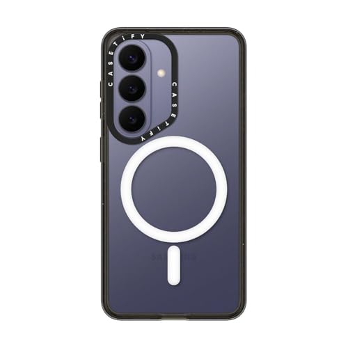 CASETiFY for Galaxy S26 Case - Impact Magnetic Clear Black | Wireless charging and MagSafe compatible | 8.2 ft. 4x Military Grade Drop Protection | Black - color: Clear Black, size: Galaxy S26 (6.3")