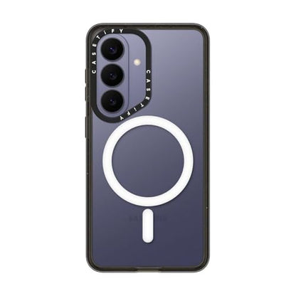 CASETiFY for Galaxy S26 Case - Impact Magnetic Clear Black | Wireless charging and MagSafe compatible | 8.2 ft. 4x Military Grade Drop Protection | Black - color: Clear Black, size: Galaxy S26 (6.3")