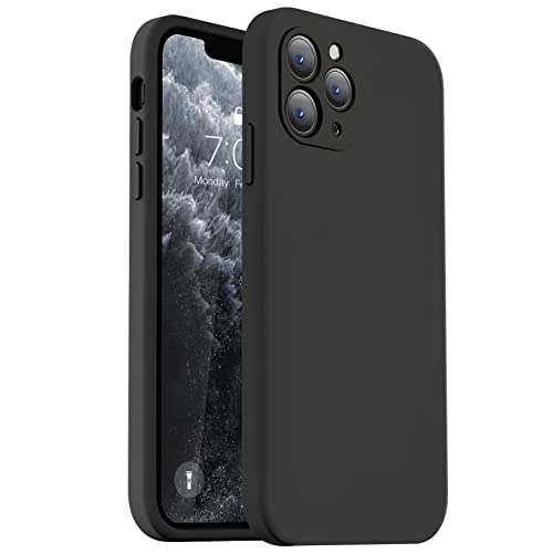 Vooii Compatible with iPhone 11 Pro Max Case Silicone, Black | Compatible with Magsafe, Premium Liquid Silicone, Integrated Camera Control Button, Full Body Protective, Anti-Scratch Lining - color: Black, size: iPhone 11 Pro Max