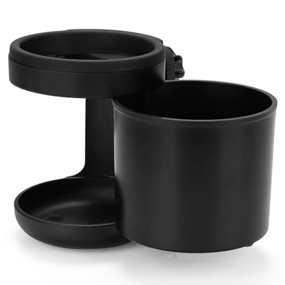 Accmor Stroller Cup Holder, Drinks Holder Bike Walker Wheelchair - color: Expandable Drinks Holder-Black