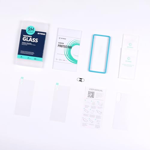 Ibywind 2 Pack Screen Protector For Sony Xperia 10 VI 5G 6.1",9H Hardness Tempered Glass,With 1Pc Camera Lens Protector,1Pc Back Carbon Fiber Film - size: Xperia 10 VI
