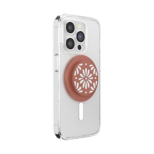 PopSockets Phone Grip for MagSafe, Magnetic Holder- Glazed Terracotta - color: Glazed Terracotta, style: MagSafe