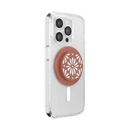 PopSockets Phone Grip for MagSafe, Magnetic Holder- Glazed Terracotta - color: Glazed Terracotta, style: MagSafe