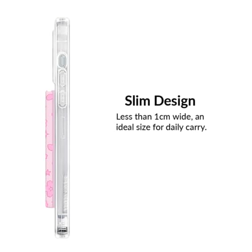 VELVET CAVIAR compatible with MagSafe Wallet - Magnetic Card Holder Wallet for iPhone 12/13/14/15 (Pink Cherry Blossom) - color: Pink Cherry Blossom