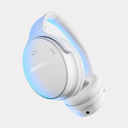 Bose QuietComfort Headphones - Wireless Bluetooth Headphones, Active Over Ear Noise Cancelling and Mic, USB-C Charging, Deep Bass, Up to 24 Hours of Playtime, White Smoke - color: White Smoke