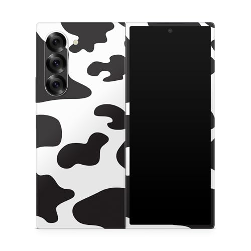 Phone Skin Compatible with Samsung Galaxy Z Fold 6 - Cow Print - Premium 3M Vinyl Protective Wrap Decal Cover - Easy to Apply | Crafted in The USA by MightySkins - color: Cow Print, style: Matte Finish