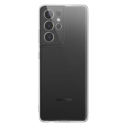 X-level Samsung Galaxy S21 Ultra Case Clear Ultra-Thin Slim Fit Soft TPU S21 Ultra Mobile Phone Cover Anti-Slip Grip Phone Case for Galaxy S21 Ultra-Clear - color: Clear