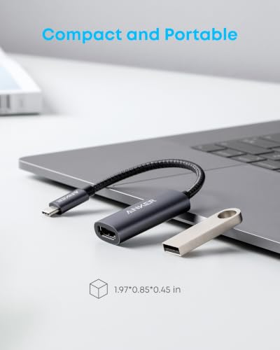Anker USB C to HDMI Adapter (4K@60Hz), USB Type C to HDMI Cable Adapter
