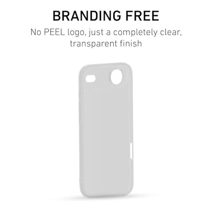 PEEL Flex Case for iPhone 17 Air (Clear Soft) - color: Clear, size: Flex Grip