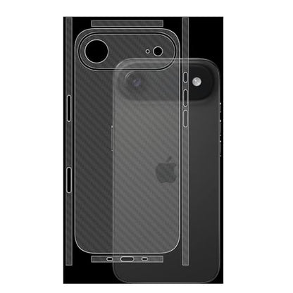 2 Pack Back Screen Protector Compatible with iPhone Air - color: Transparent Carbon Fiber