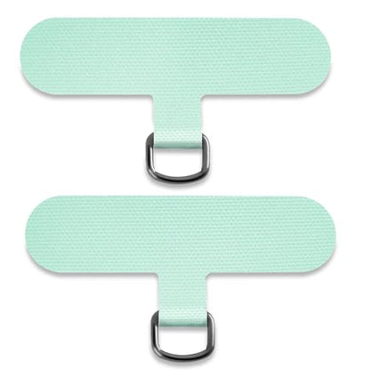 TACOMEGE Phone Tether Tab for iPhone, Cell Phone Lanyard Patch, Phone Strap Replacement Part for All Full Phone Cases - color: Green