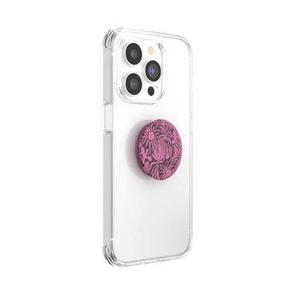 PopSockets Adhesive Phone Grip, Holder- Sava Sava Palms - color: Sava Sava Palms
