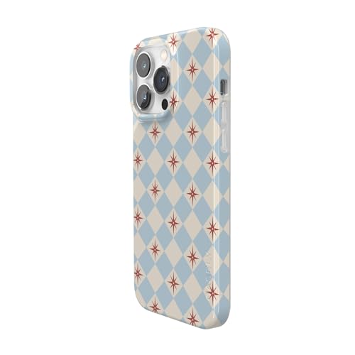 Casely iPhone 14 Pro Case | Chelsea Checker | Starlight Tiles | Compatible with MagSafe | Classic Ultra Slim Design - color: Chelsea Checker | Starlight Tiles, size: Iphone 14 Pro