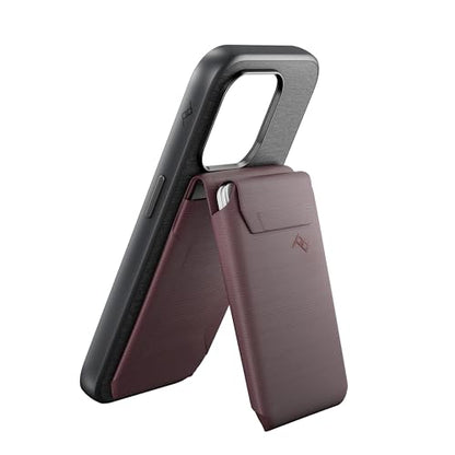 Peak Design Mobile Stand Wallet, Eclipse, Slim Profile, On-Demand Stand, Weatherproof Nylon Fabric, Connects to Mobile Cases, MagSafe Compatible, for iPhone, Samsung and Google Phones - color: Eclipse