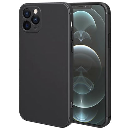 FanTEK Phone Case Compatible with iPhone 12 Pro Case, Anti-Scratch & Fingerprint Phone Case Protective Cover, Matte Black - size: iPhone 12 Pro