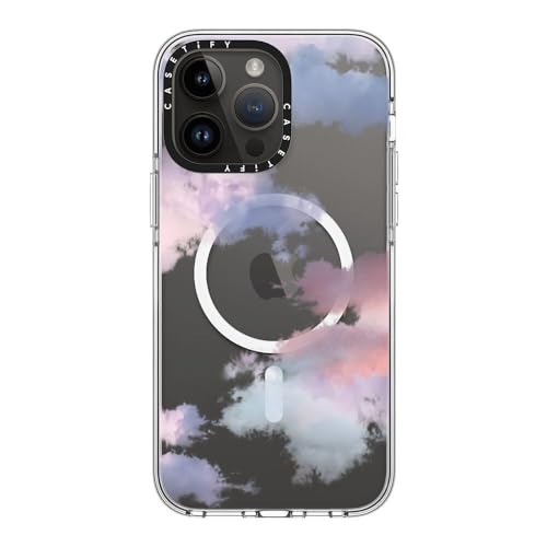 CASETiFY for iPhone 14 Pro Max Case - Impact Clear Compatible with MagSafe | Not Yellowing | 6.6 ft. 3X Military Grade Drop Protection | Clouds | Clear - color: Clouds, size: Iphone 14 Pro Max (6.7")