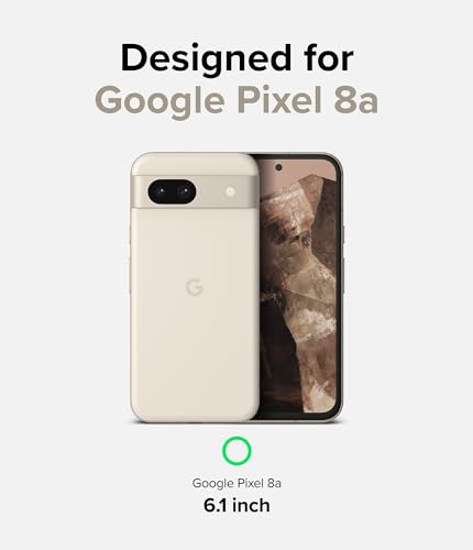 Ringke for Google Pixel 8a Case [Fusion Matte Clear] | Oil & Dirt Resistant, Anti-Fingerprint Technology Prevents Oily Smudges, Frosted Coating Feels Velvety Soft - size: Pixel 8a