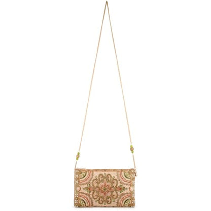 Mary Frances Gentle Touch Beaded Crossbody Phone Bag, Multicolor