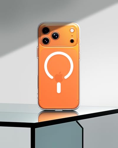 Spigen for iPhone 17 Pro Case, Ultra Hybrid MagFit [TPU Covered Camera Control] [Anti-Yellowing] [Compatible with Magsafe] - Clear - color: Clear, size: iPhone 17 Pro