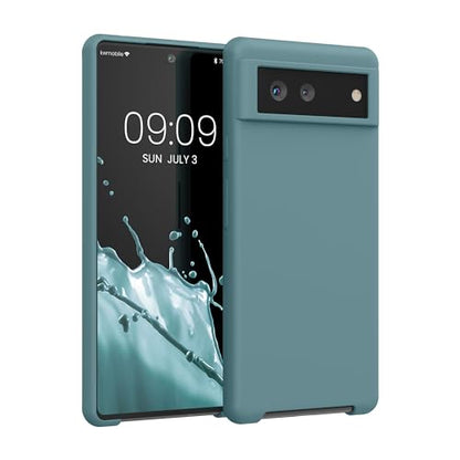 kwmobile Case Compatible with Google Pixel 6 Case - TPU Silicone Phone Cover with Soft Finish - Antique Stone - color: Antique Stone, size: Pixel 6