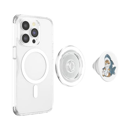 My cat is a Shark PopSockets PopGrip for MagSafe - style: Magnetic PopGrip