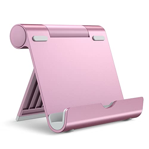 JETech Foldable Tablet Stand for 4-11" Tablets and Phones, Rose Gold - color: Rose Gold