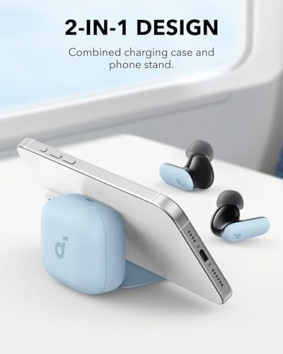 Soundcore P30i by Anker Noise Cancelling Earbuds, Hands-Free Viewing - color: Blue