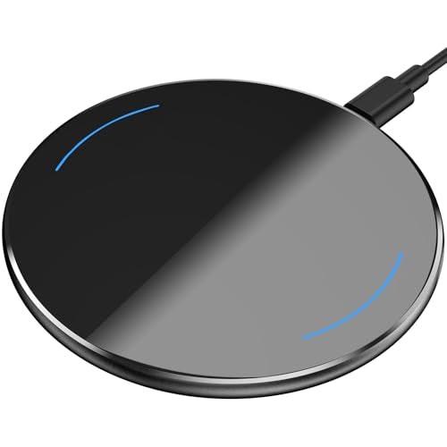 TOZO W1 Max 15W Fast Wireless Charging, Anti-Slip, Sleep-Friendly - color: Black